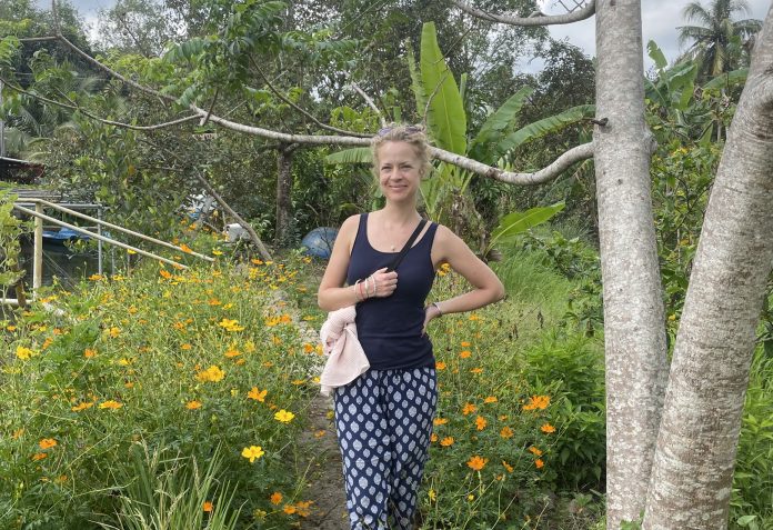 She's traveled to Bali, India and the U.S. alone