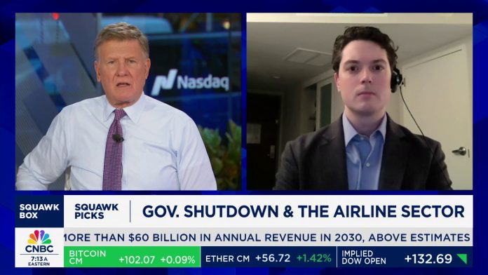 Air travel could be the catalyst for a resolution to the shutdown, says TD Cowen's Tom Fitzgerald